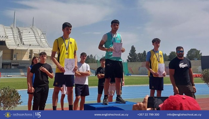 Junior Boys Shine at the Nicosia Schools Athletics Competition